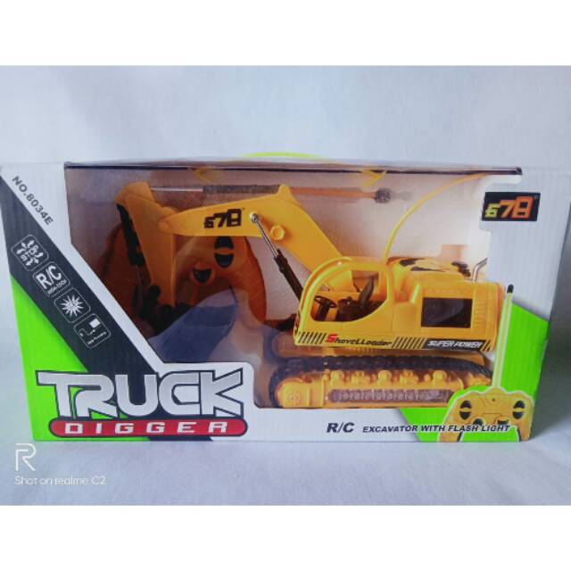 Mobil remote RC bego excavator