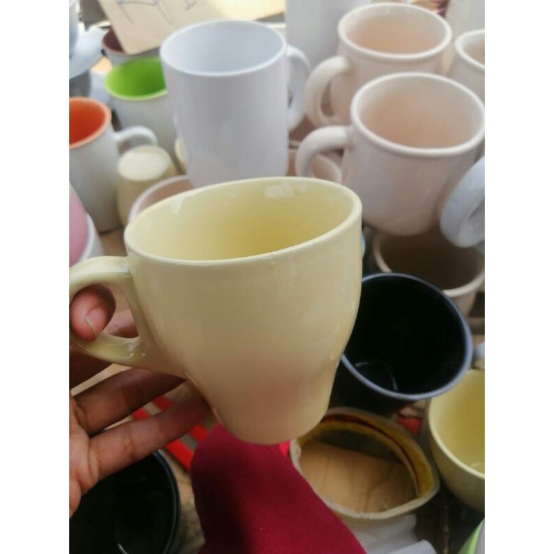 Mug keramik  murah deffect pabrik gelas keramik  Shopee 