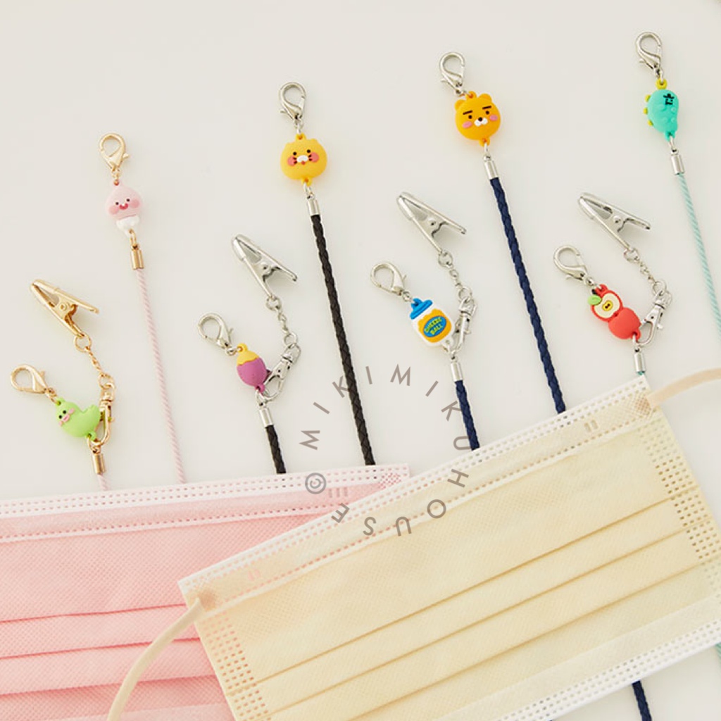 KAKAO FRIENDS MASK STRAP LITTLE KOREAN MASKER CHAIN OFFICIAL KALUNG KOREAN APEACH RYAN