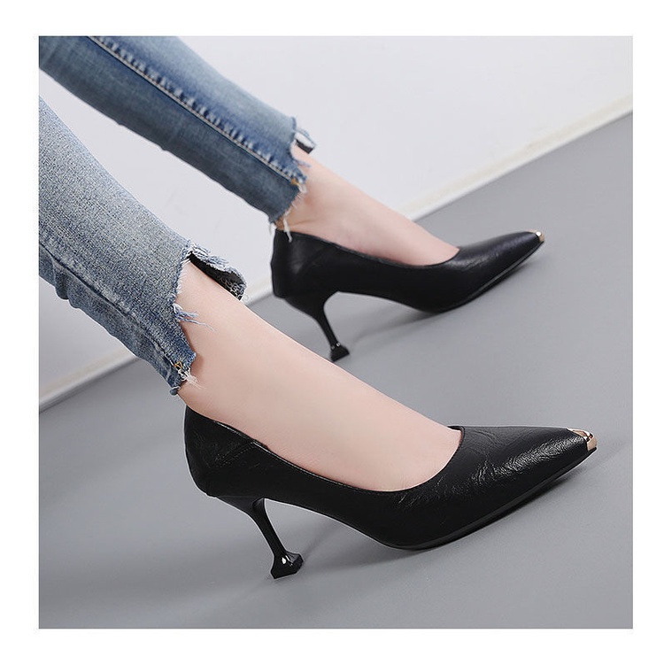 [ ORIGINAL IMPORT ] Sepatu Heels Wanita Korea Import Premium Quality SI188