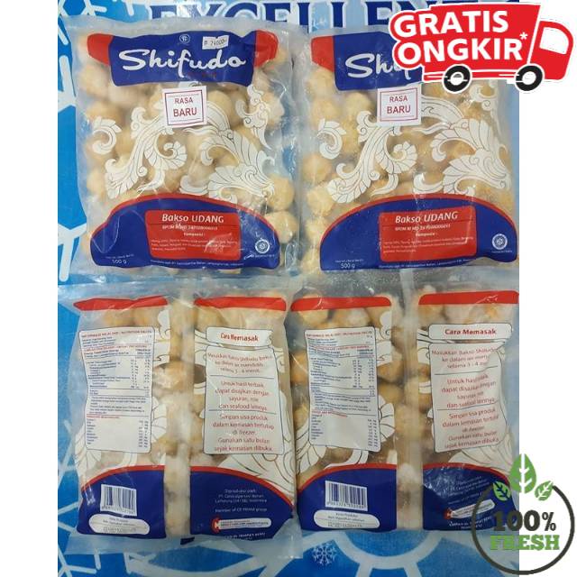 

BAKSO UDANG SHIFUDO PREMIUM 500G / BOLA UDANG SHIFUDO PREMIUM