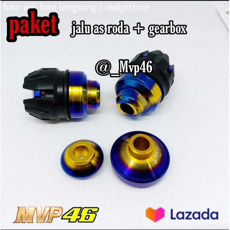 PAKET Jalu as naga dan Cover Gear Box Twotone Honda Matic Beat Scopy Spacy Vario Beat fi Dll