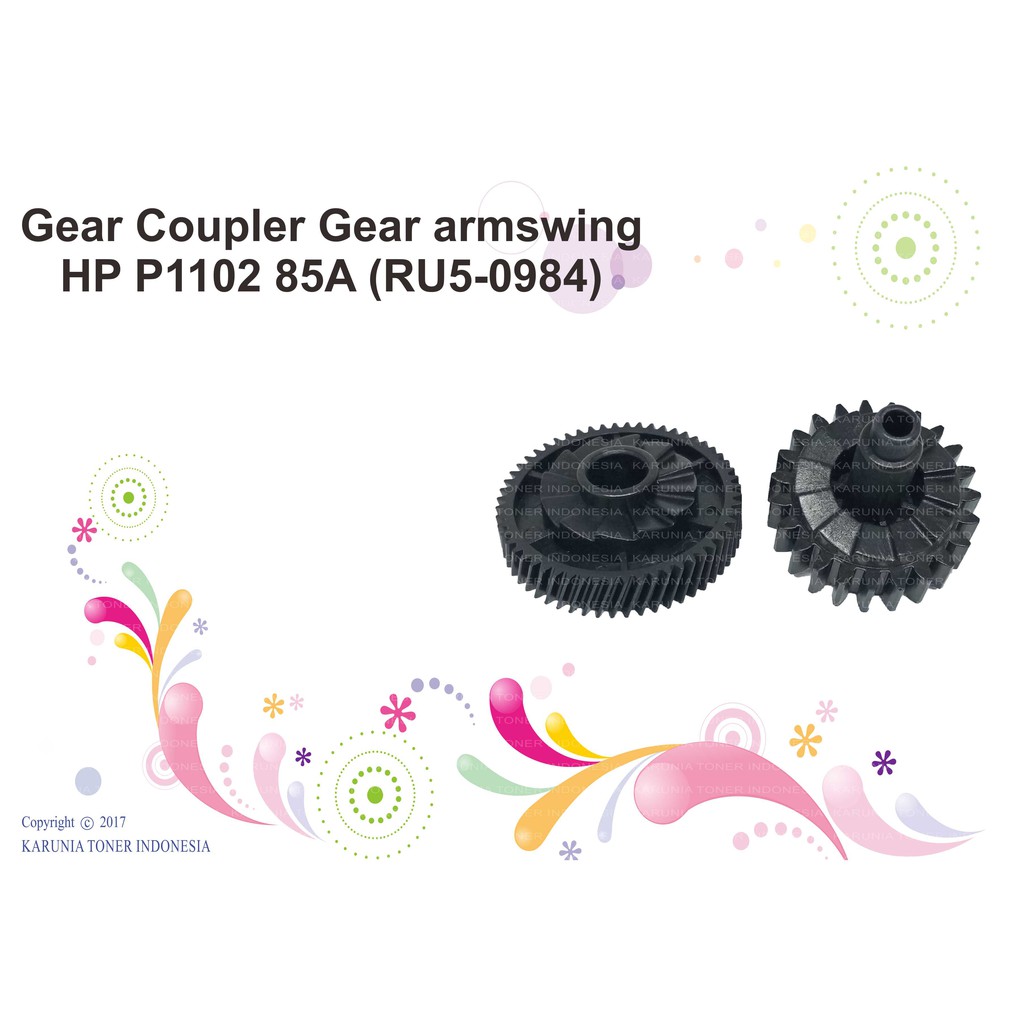 Gear Coupler Gear armswing HP P1102 85A (RU5-0984)