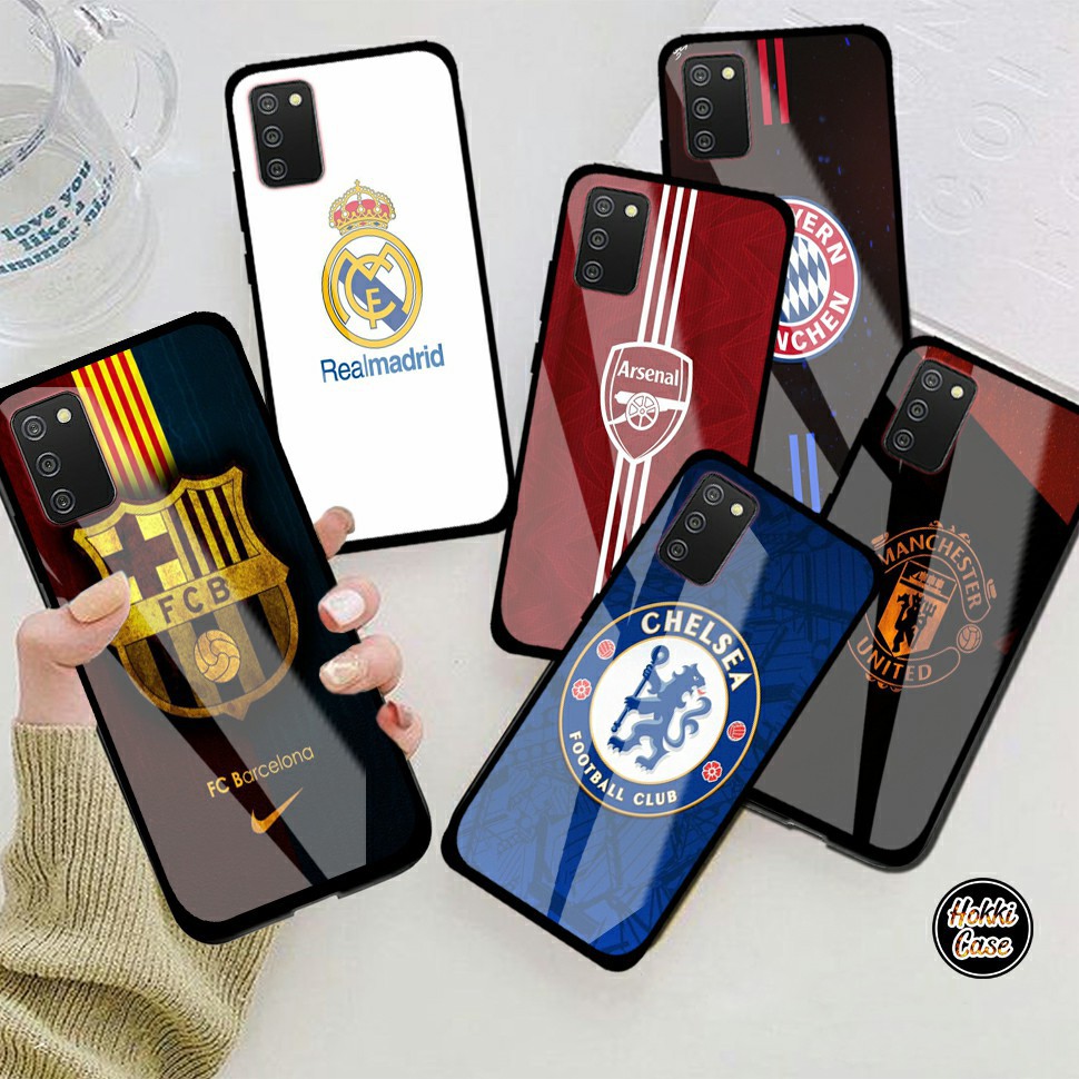 Softcase Glass kaca SAMSUNG A02S  - [H320] - Case Kaca SAMSUNG A02S - Softcase SAMSUNG A02S