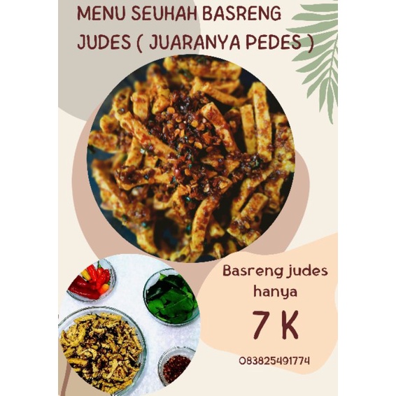 

BASRENG JUDES DAUN JERUK ( juaranya pedes ) RENYAH GURIH KERIUK DAN PEDAS NYA PENGEN KETAGIHAN..BASRENG KERING / BASRENG PEDAS / KERIPIK BASRENG / BASRENG dan MAKARONI KRIUK MAKARONI GURIH MAKRONI