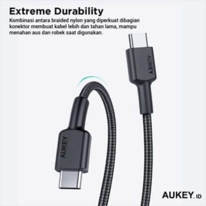 Aukey CB-CD37 USB C To C 3A (4pcs)