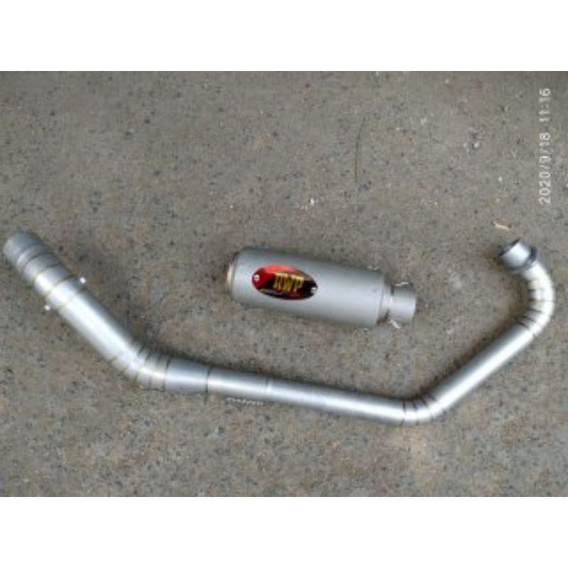 Knalpot cb150r old cb150r lama knalpot model full sanblast titanium silincer model sc project