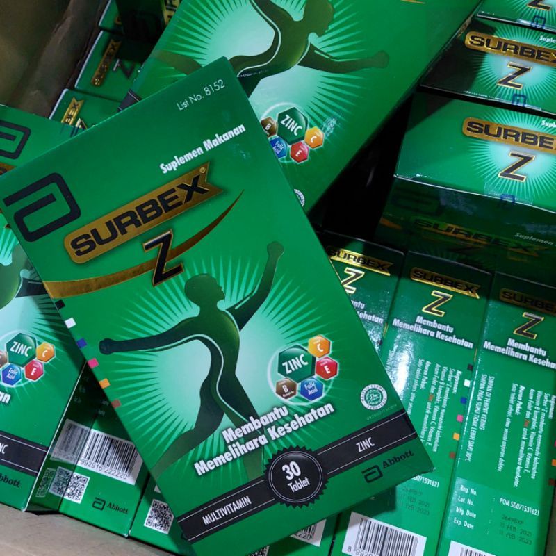 Jual SURBEX Z MULTIVITAMIN LENGKAP DAYA TAHAN TUBUH AMAN DI LAMBUNG