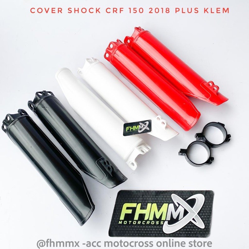 Cover shock CRF 150 2018 plus klem Protech