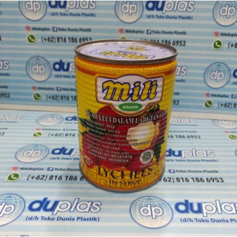 

Mili Brand Buah Leci Kaleng Lychee 565 gram