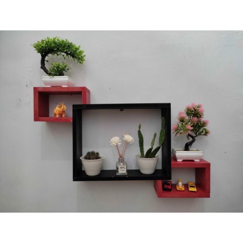 Rak dinding minimalis/Rak bunga dinding