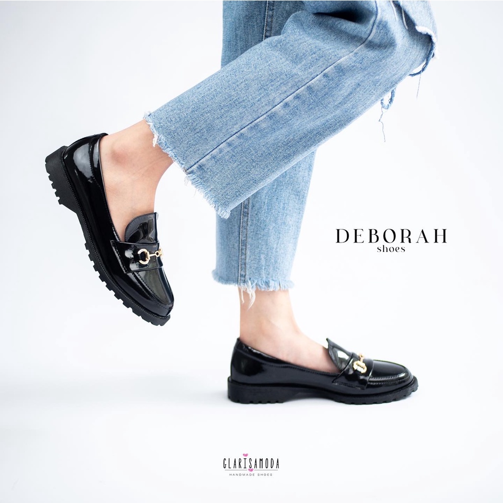 GLARISAMODA Deborah Sepatu Docmart Wanita Gesper Sepatu Kerja