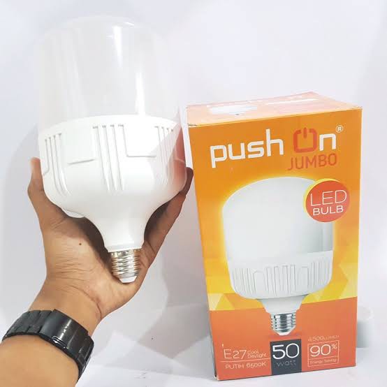 Lampu led push on jumbo 50W 50 Watt body besar jumbo super terang 50W 50W LED BULB 50Watt