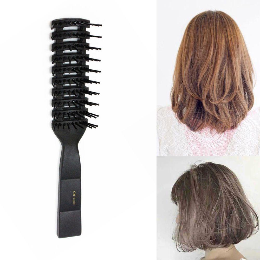 Sisir Rambut Keriting Anti Statis Bahan Plastik Untuk Salon