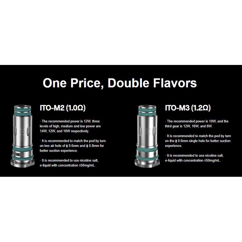 VOOPOO ITO COIL 100% AUTHENTIC COIL ITO SERIES