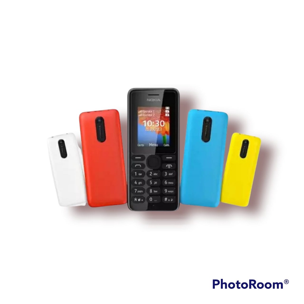 HP NOKIA 108 BARU [GARANSI 1 TAHUN] Kamera - Radio Musik Bluetooth- Dual SIM - MURAH Memori Micro SD