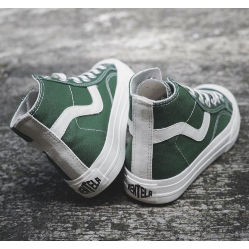 VENTELA PUBLIC HIGH DARK GREEN/ventela public/ventela original/sepatu ventela original/sepatuventela