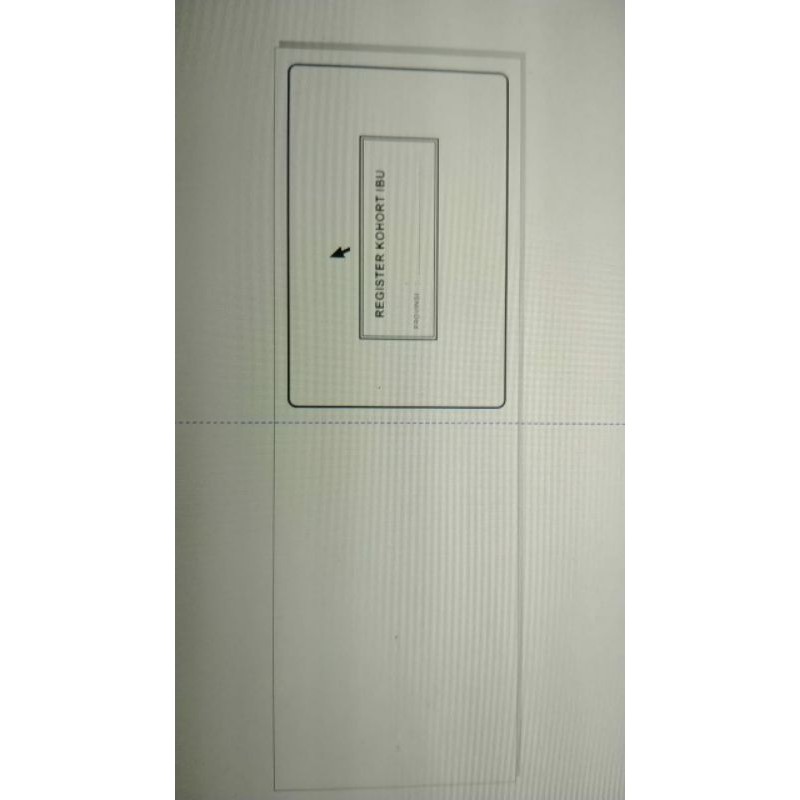 Kohort Ibu, kohort bayi, kohort balita panjang 80*30 cm