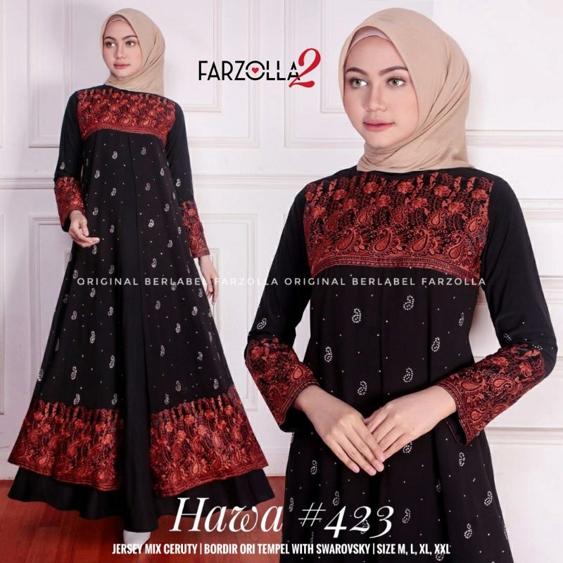 hawa 423 Gamis Turkey Dress Farzolla2