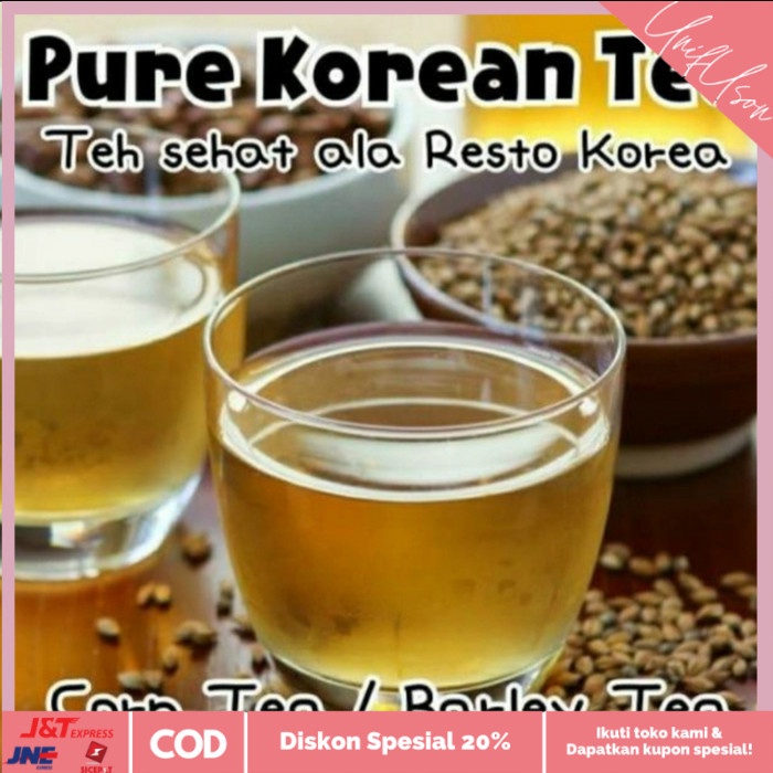 

⭐COD⭐ Korean Roasted Barley Tea, Boricha Teh Gandum Khas Korea 1 kg