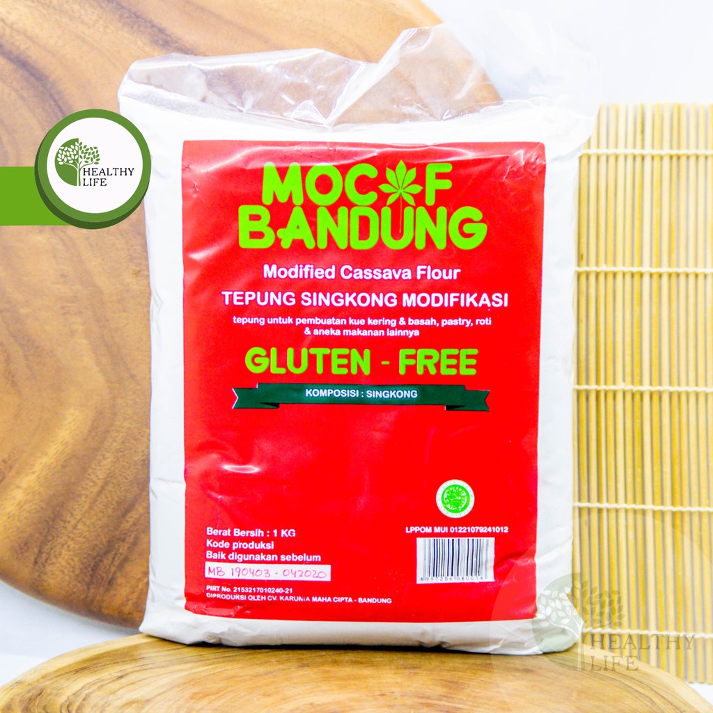  Tepung Mocaf  Mokaf 1kg Gluten Free Non Gluten Shopee 