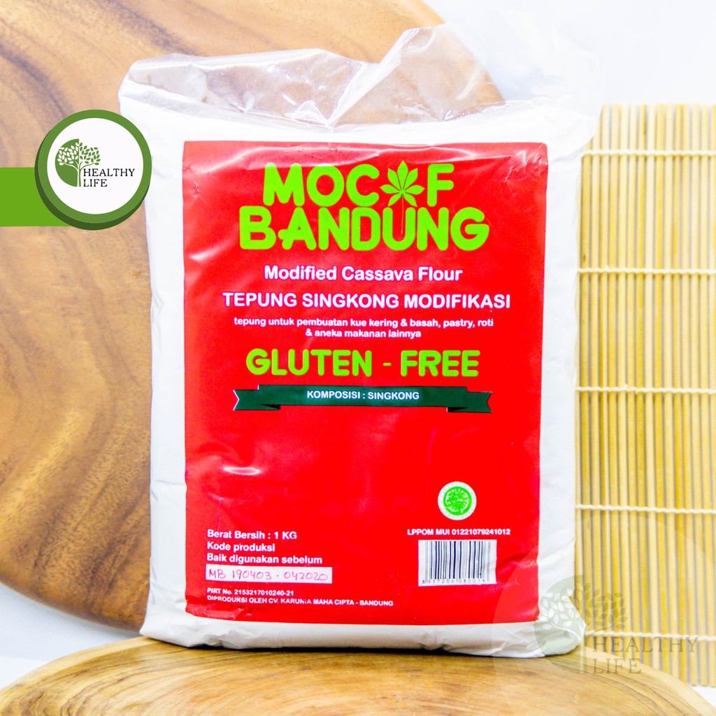 Mocaf Bandung - Tepung Mocaf 1kg Gluten Free (Non Gluten)