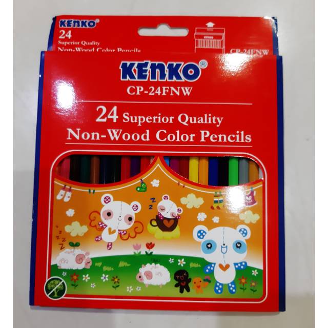 

Pensil 24 Warna Panjang KENKO CP-24FNW