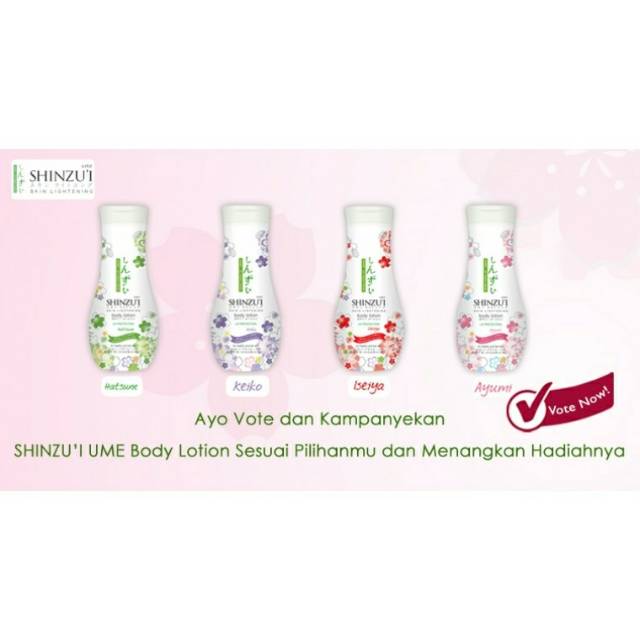 SHINZUI BODY LOTION UME 210ML