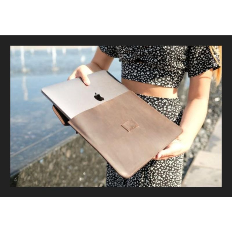 Laptop Macbook Tas Kulit / Sleeve Cover Macbook Pro