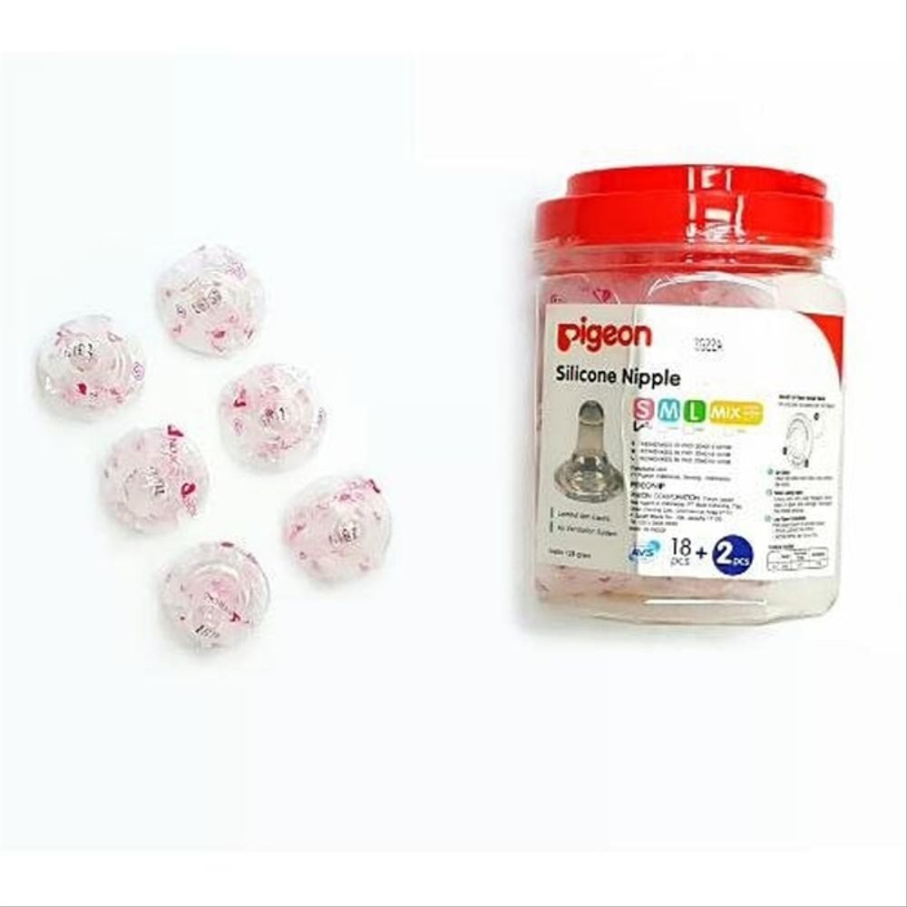 Dot Pigeon Silicone Nipple L, M, S