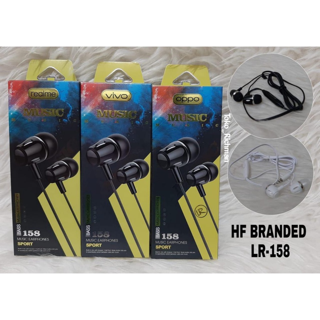 Handsfree LR-158 Branded Headset Bass Original Quality