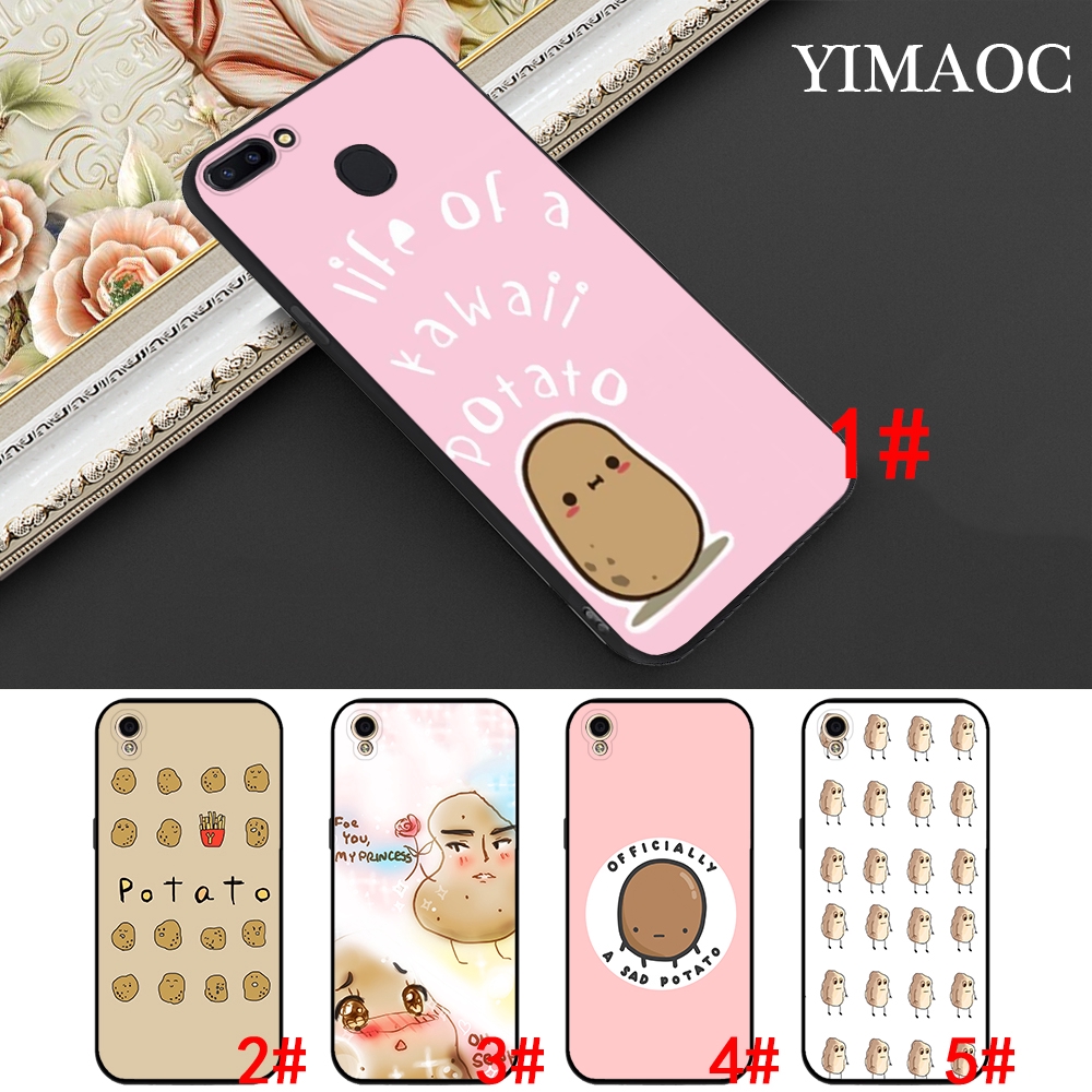 Soft Case Motif Kentang Goreng Lucu Untuk Oppo A37 Neo 9 A5s A7