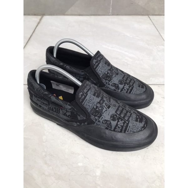 dc shoes x acdc slip on