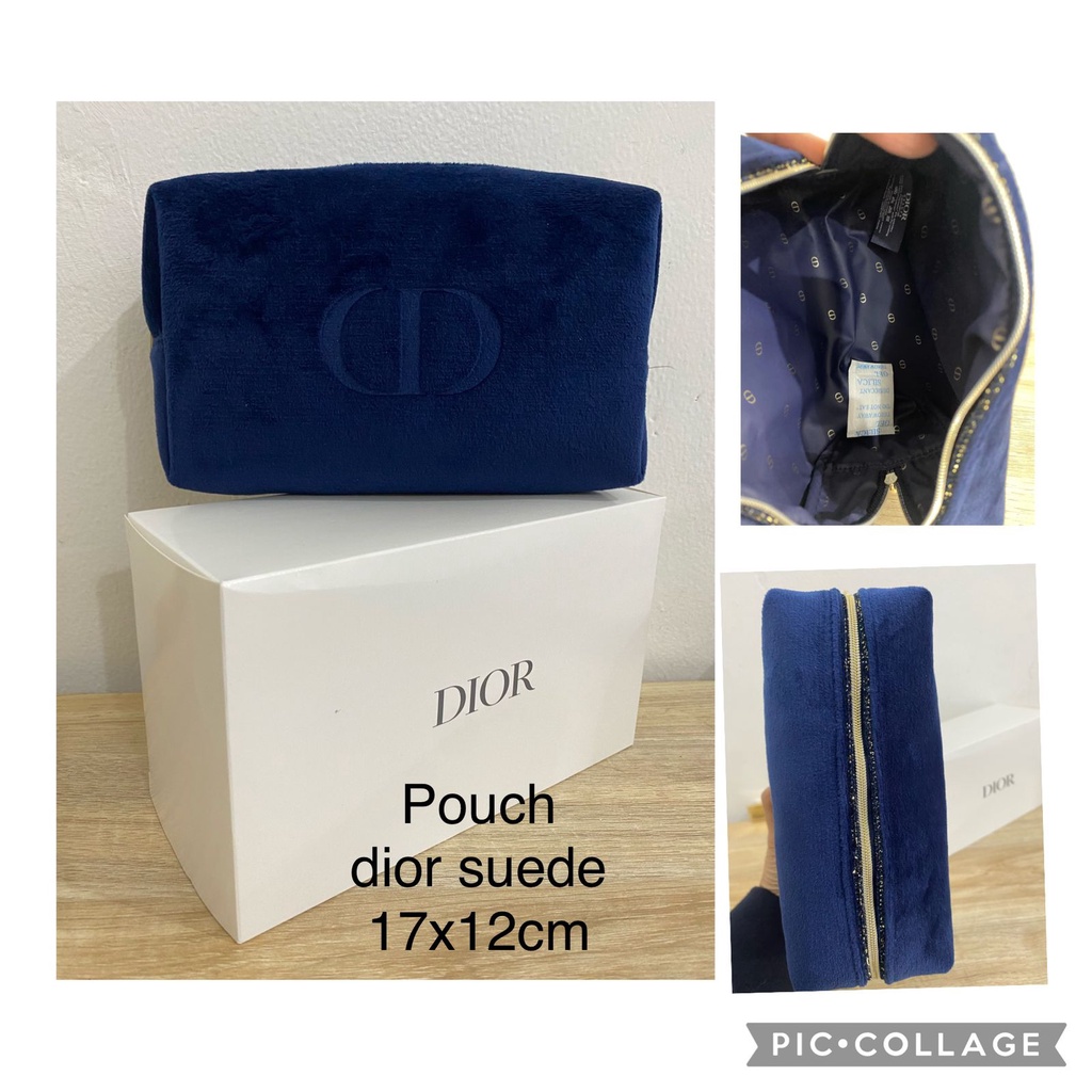 Pouch makeup Dior Blue