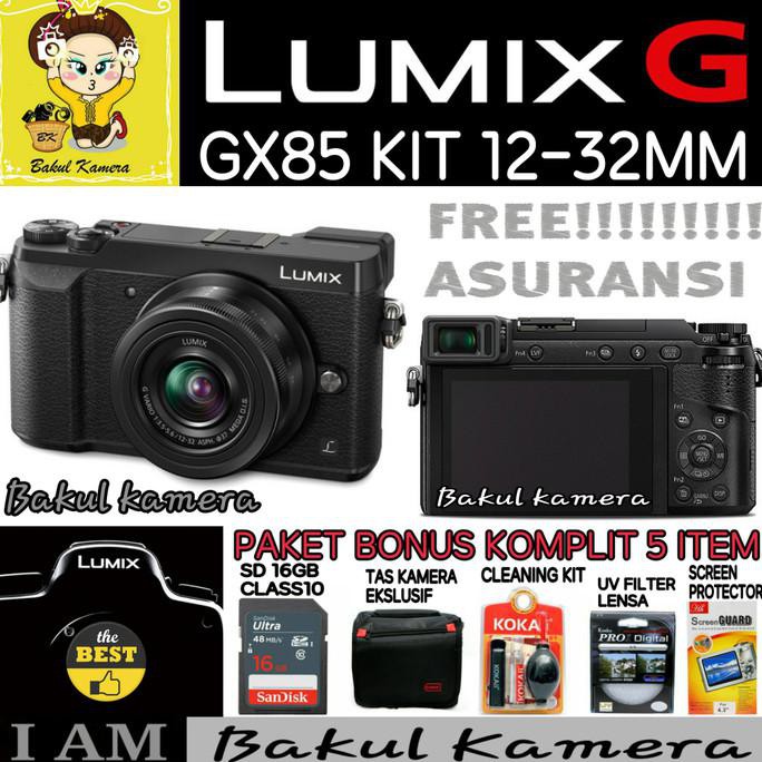PANASONIC LUMIX DMC-GX85 BROWN KIT 12-32MM / LUMIX DMC GX85 BROWN murah