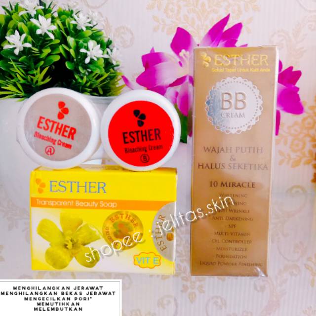 cream esther asli bleaching (ab) + bb cream