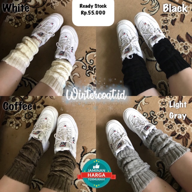  Kaos  kaki musim dingin import  jepang cewek harajuku leg 