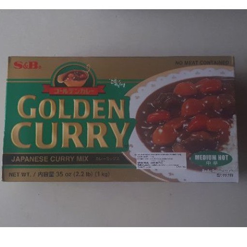 

S&B Golden Curry Medium Hot repack 100gr / golden kari jepang