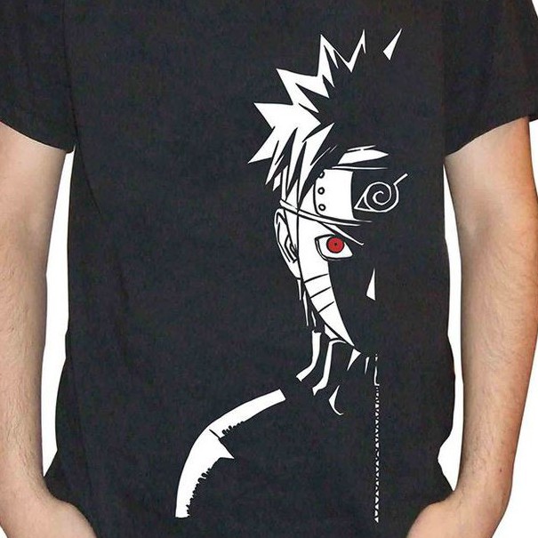 [Bayan] Sablon Baju | Anime Naruto | Sablon Digital | Sablon Polyflex | Tangan Pendek
