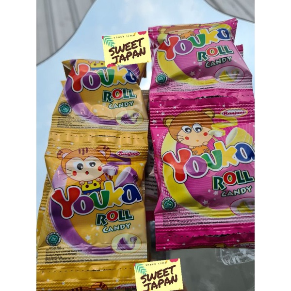 PROMO!!! YOUKA ROLL ISI 20 bungkus permen...jajanan jadul- jajanan anak -makanan favorit anak anak .Bisa juga buat hampers ulang tahun anak ada juga variam lain youka roll dan youka spageti   -  jajanan jadoel -   snack.mazter -  istanacemilan