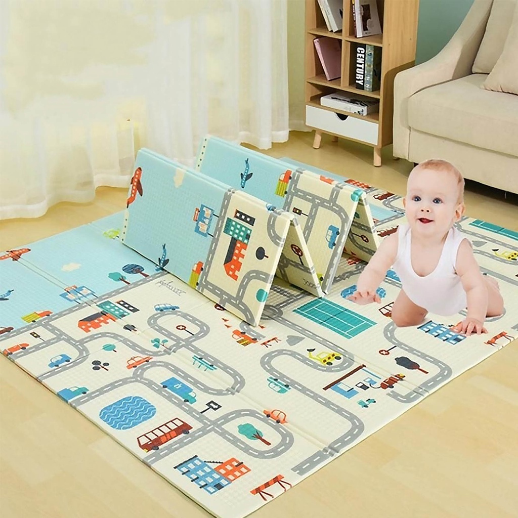 Baby Playmat Premium / Tikar Lantai Bayi / Matras Anak Bayi Nyaman Import-2