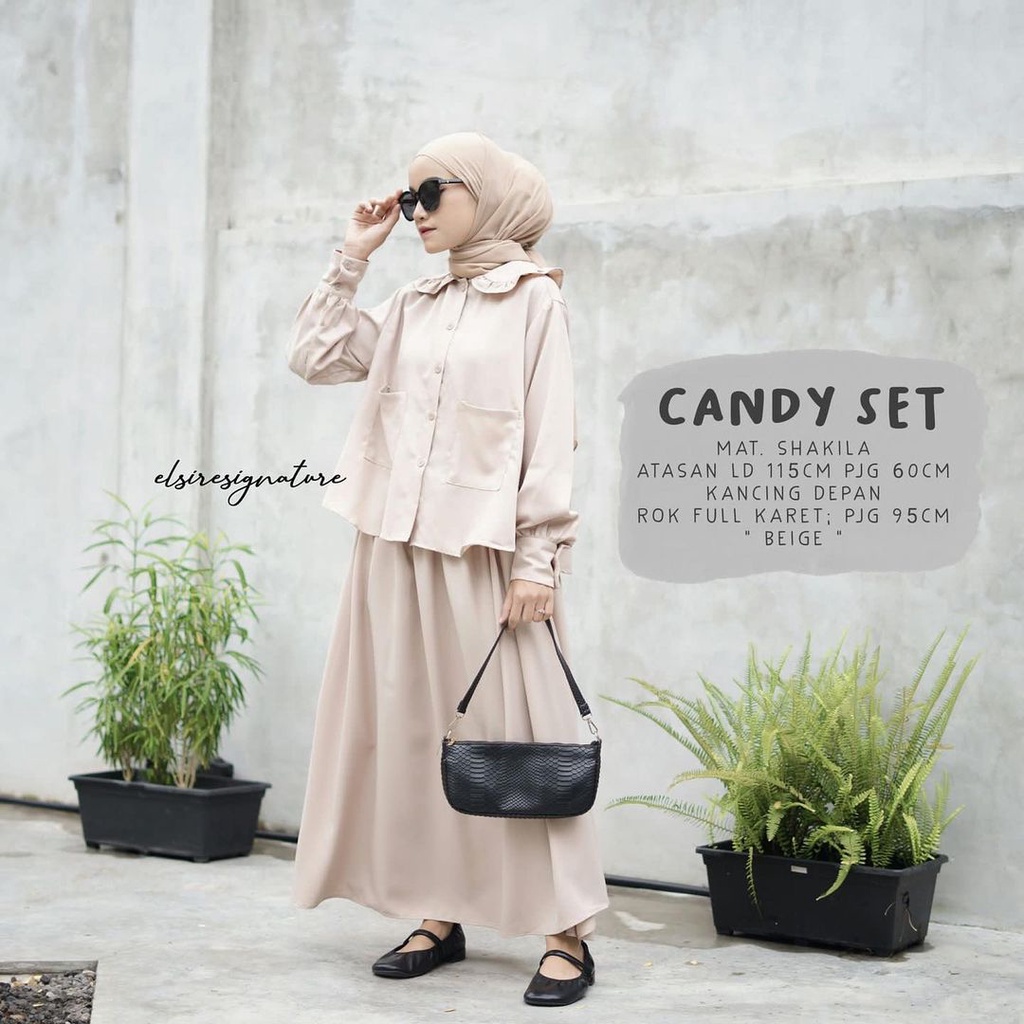 CANDYY SET KEKINIAN OOTD - SETELAN WANITA