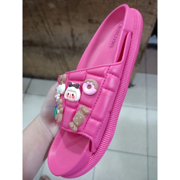 Sandal Selop Jelly Wanita BKK Sandal Premium Karakter Jibbitz Tempelan 1893 Bangkok