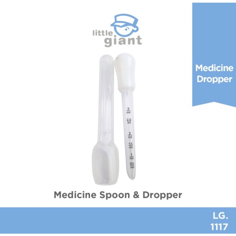 Little Giant Medicine Feed Spoon &amp; Dropper LG1117 - Sendok Obat