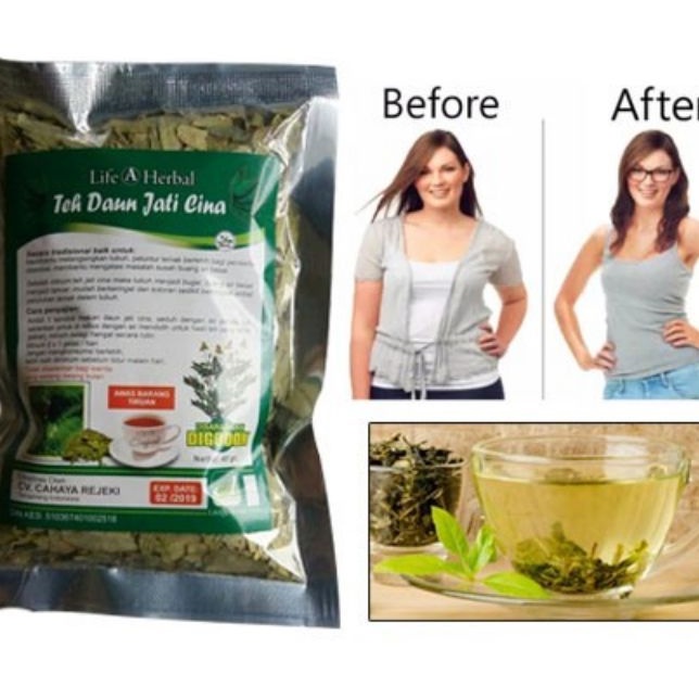 

Teh Daun Jati Cina / Teh Pelangsing Peluntur Lemak Ampuh / Teh BPOM