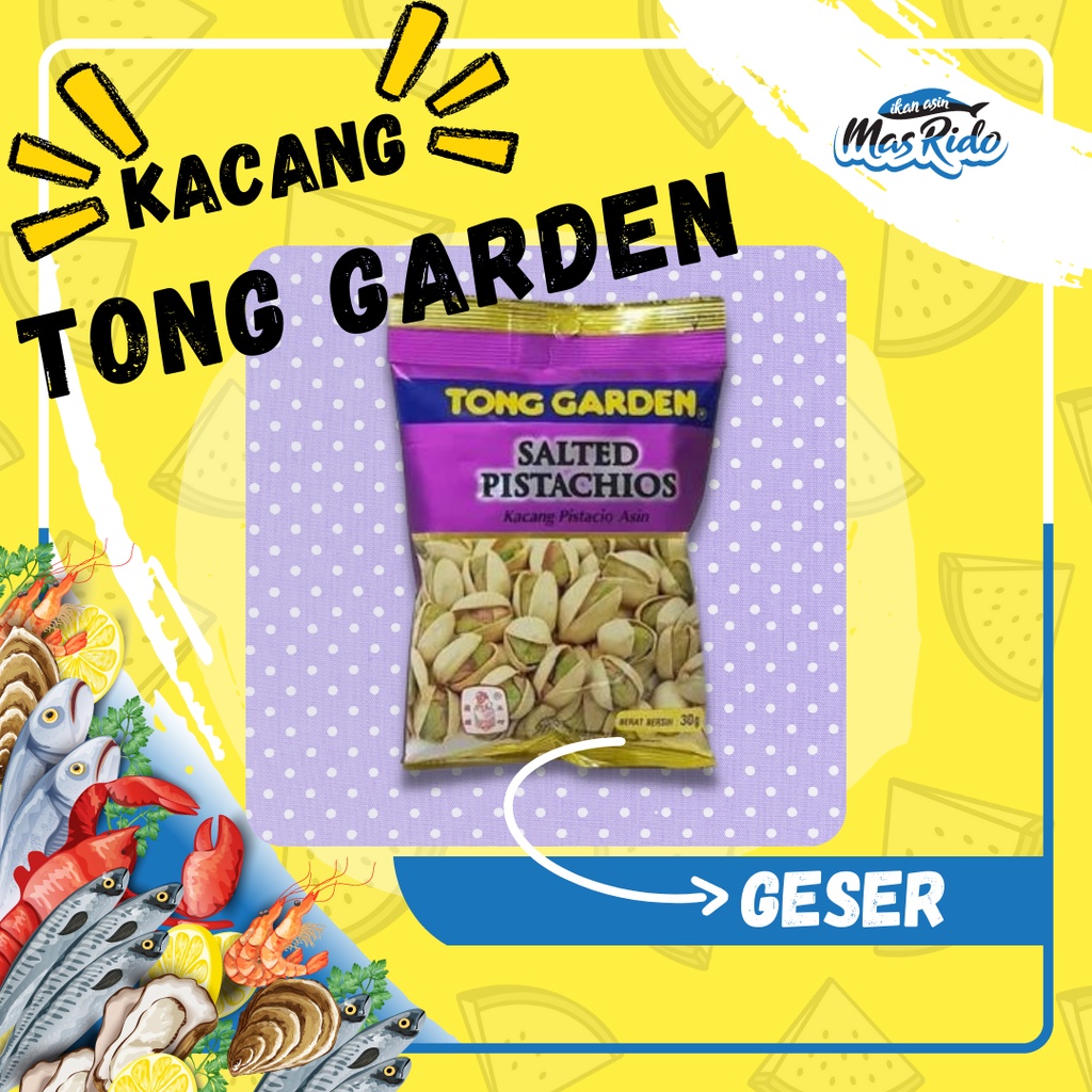 

Kacang Tong Garden Pistachios Rasa Asin Salted Pistachios 35 gram