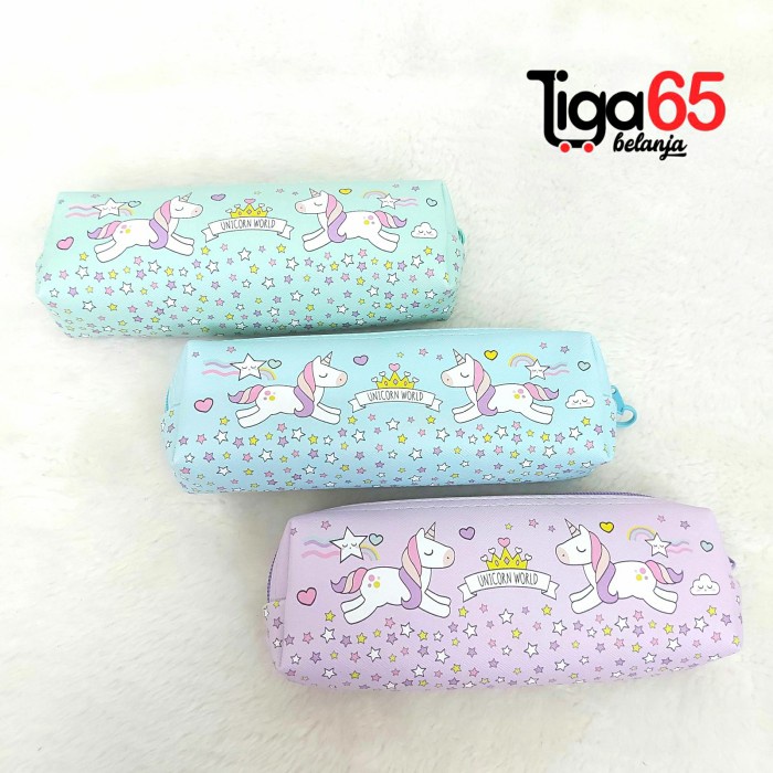 

Wow Tempat Pulpen Pensil/Kotak Pensil/Tas Organizer/Pb 223-002 Unicorn Limited