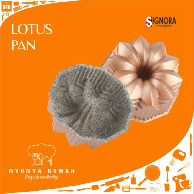 Signora Lotus Pan/Loyang Sultan Signora/Loyang kue/Loyang Puding