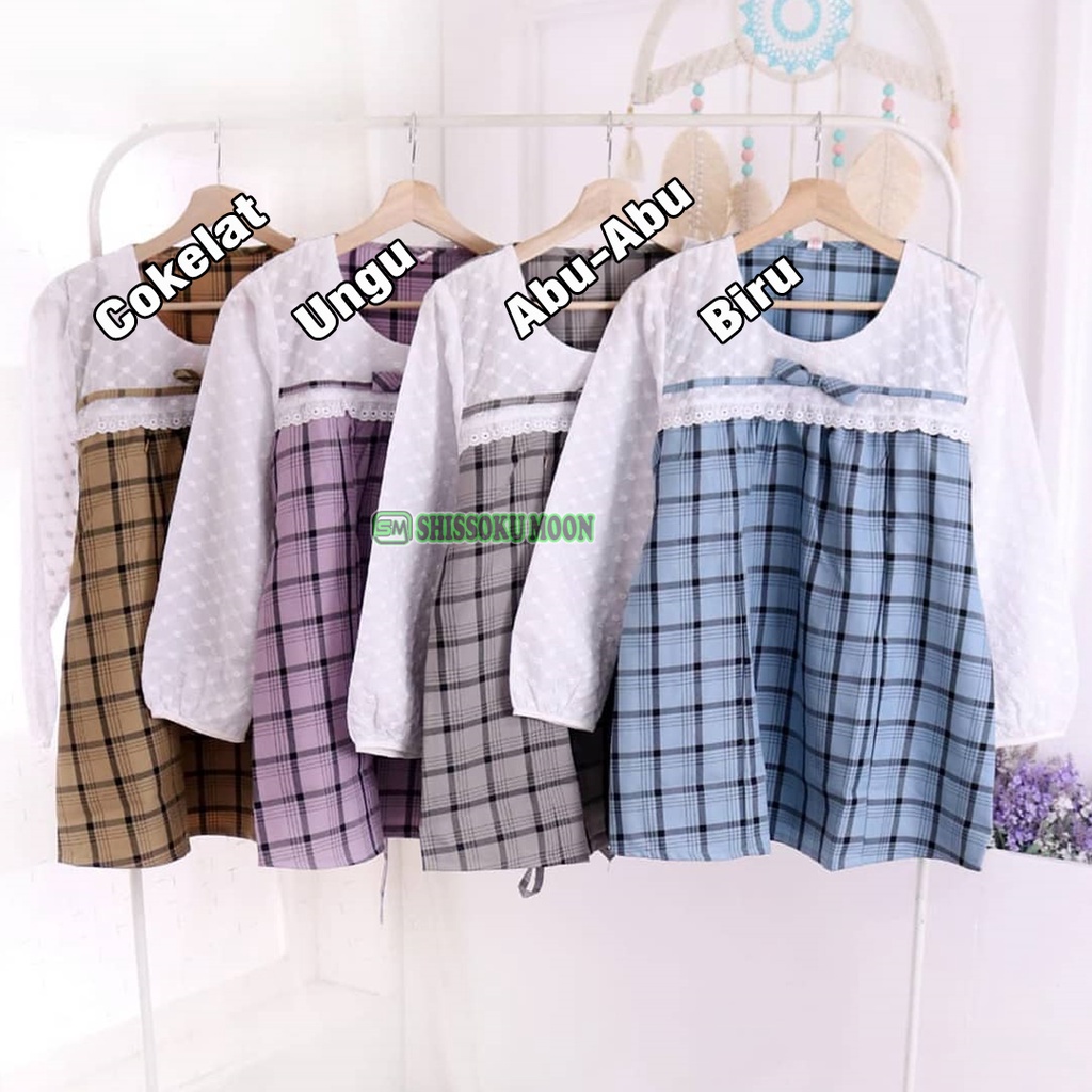Baju Atasan Hamil  Menyusui Lengan Panjang Model Kekinian - Kenz