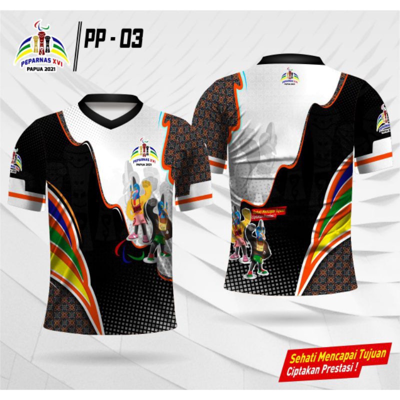 Jersey PAPERNAS PAPUA XVI 2021 Baju papernas Papua